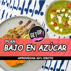 Plan Bajo en Azúcar y Carbos (1,400kcal)