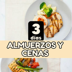 Almuerzo y Cena - Prueba 3 días