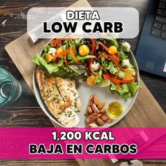 Dieta Low Carb (1,200 kcal)